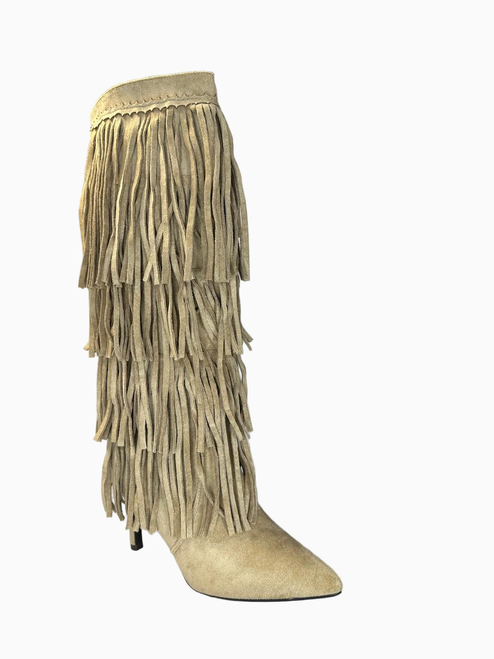 Fringe Long Boots B136