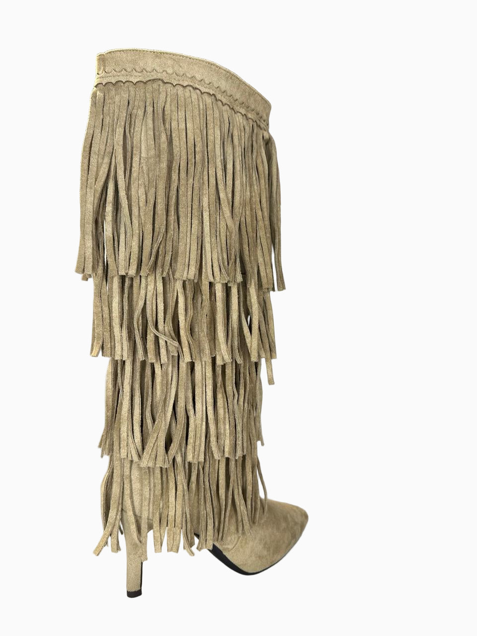 Fringe Long Boots    B136