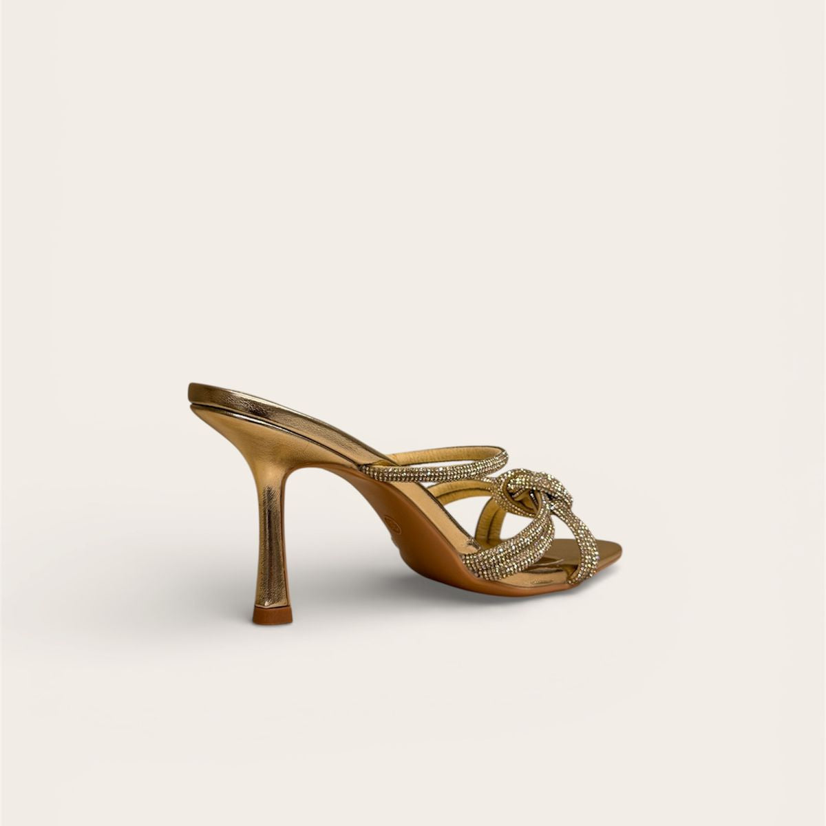 Crystal Knot Metallic Mules C018