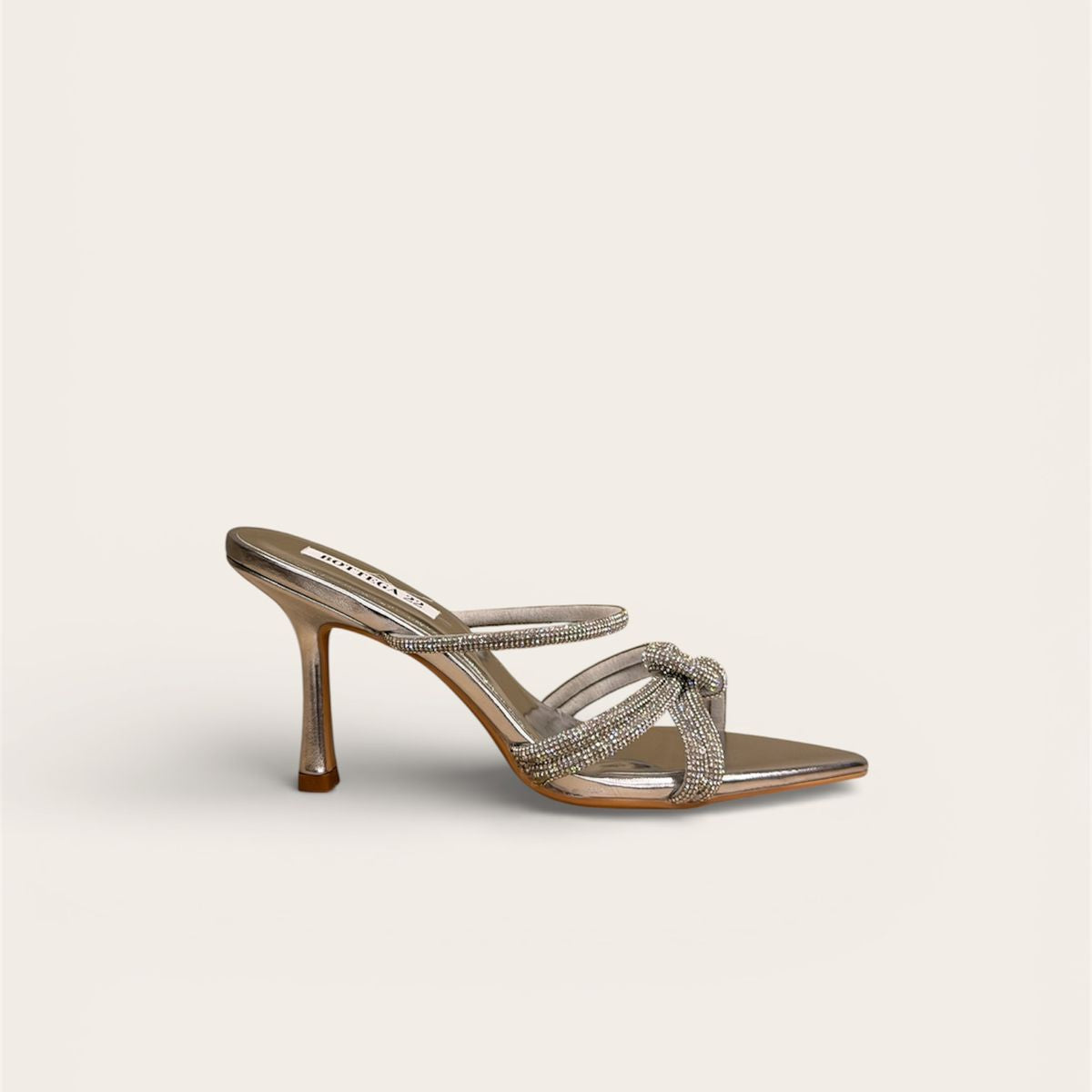 Crystal Knot Metallic Mules C018