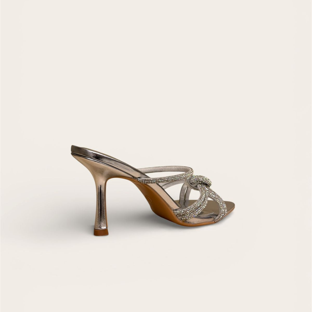 Crystal Knot Metallic Mules C018