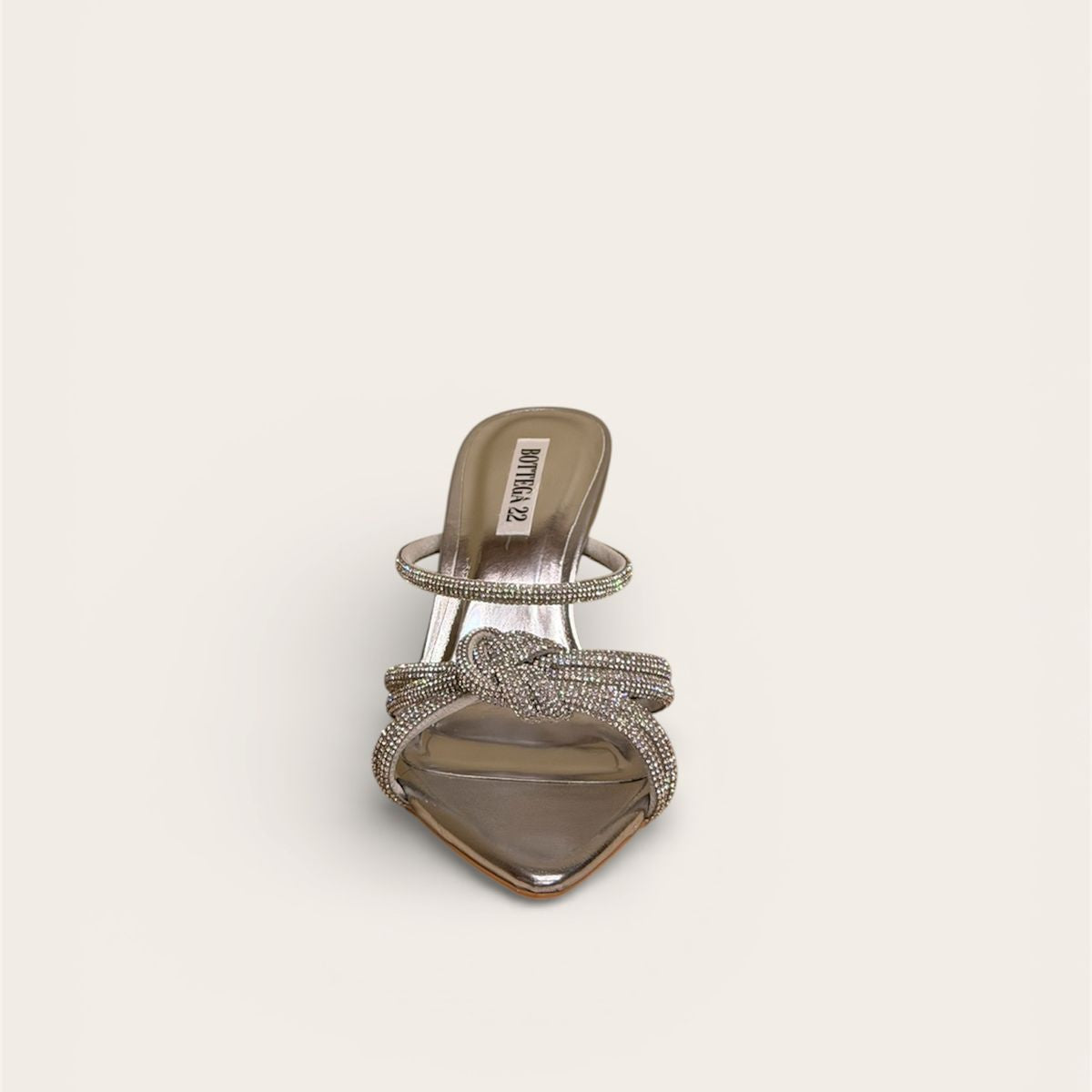 Crystal Knot Metallic Mules C018