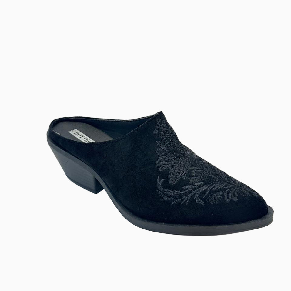 Bottega Suede Mules    B111