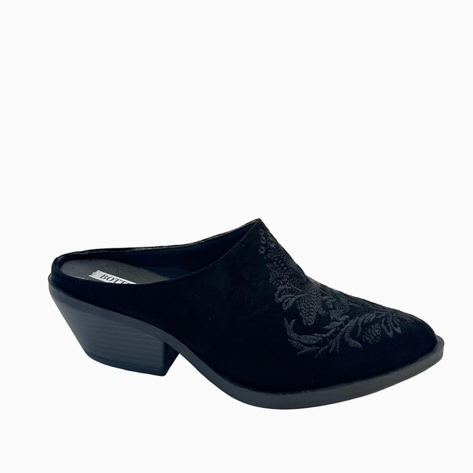 Bottega Suede Mules    B111