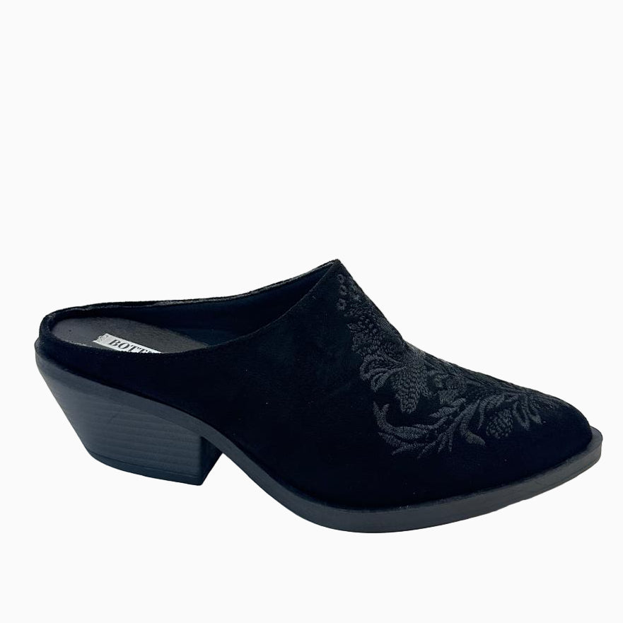 Bottega Suede Mules    B111